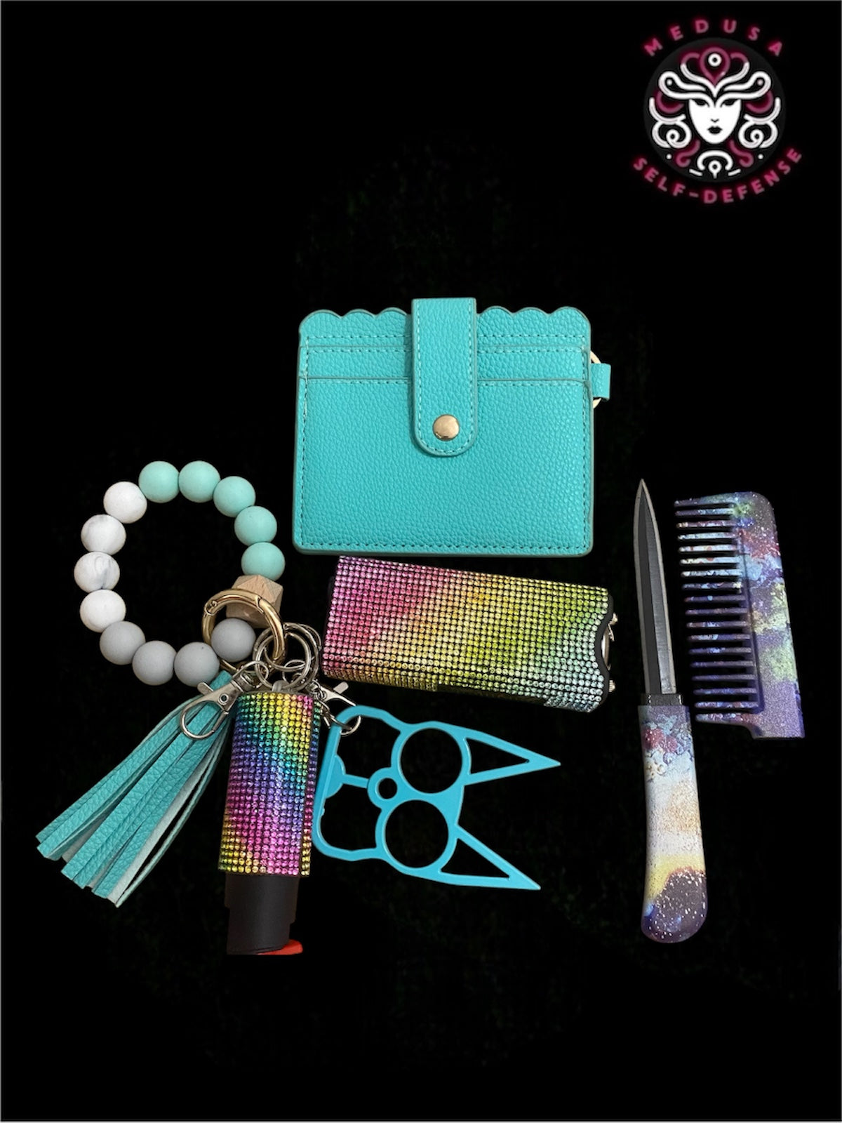 SELF DEFENSE COMB KNIFE ARCOBALENO