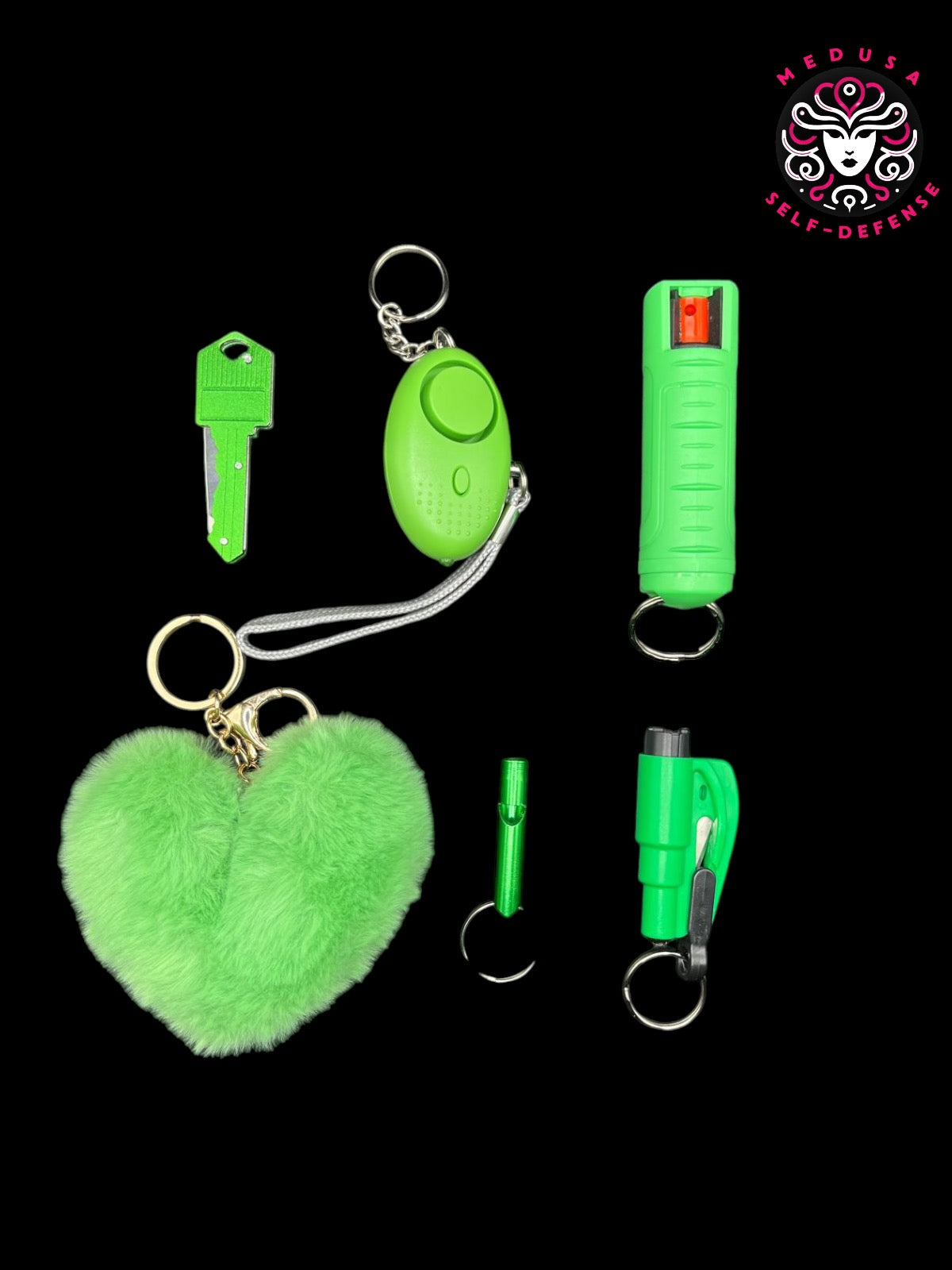 KIT SELF DEFENSE 5PZ VERDE