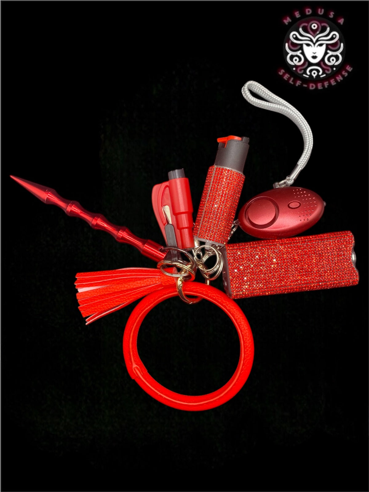 KIT SELF DEFENSE 6 PZ ROSSO