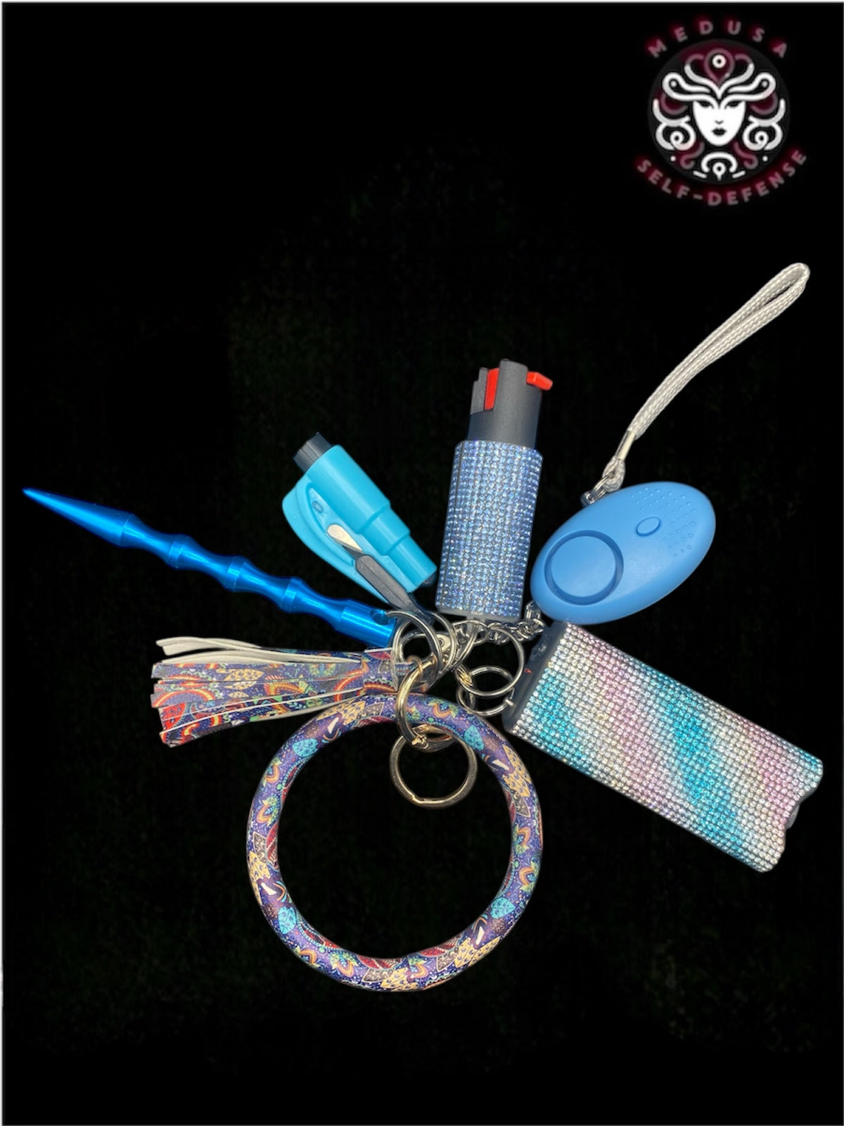 KIT SELF DEFENSE 6 PZ AZZURRO