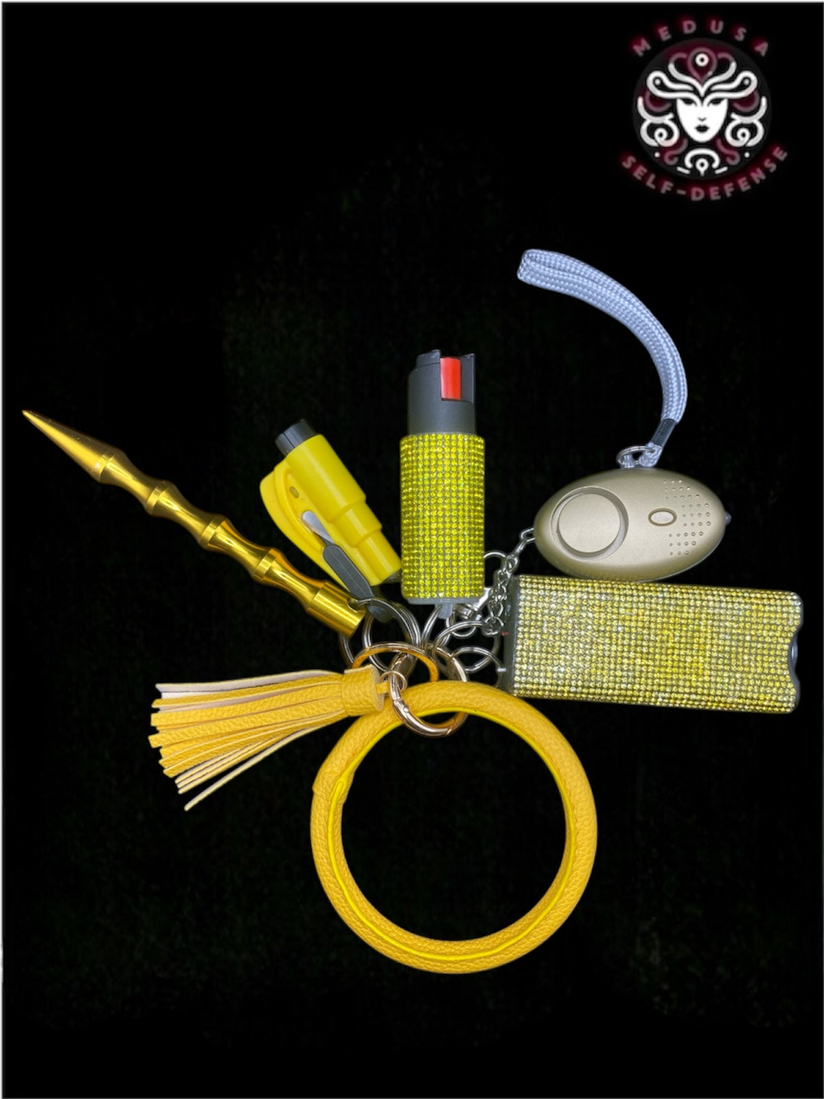 KIT SELF DEFENSE 6 PZ GIALLO