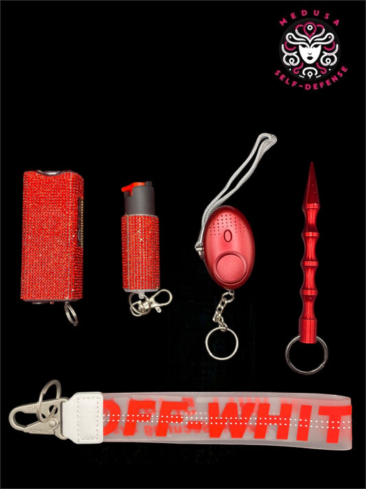 Kit Offwhite rosso