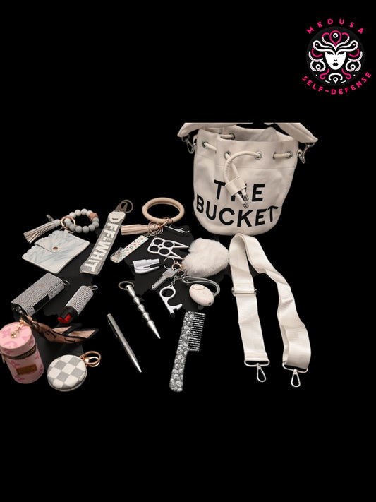 KIT SELF DEFENSE COMPLETO 20PZ BIANCO