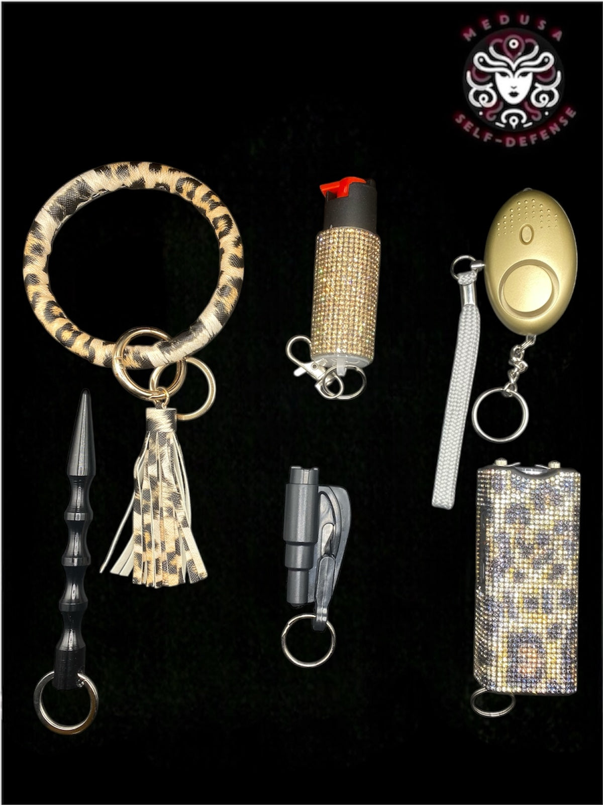 KIT SELF DEFENSE 6 PZ LEOPARDATO