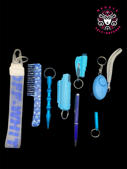 KIT SELF DEFENSE AZZURRO 8pz