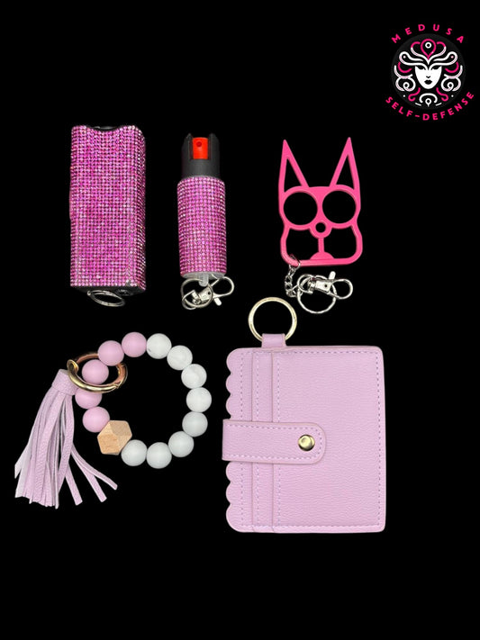 NEW KIT SELF DEFENSE 5PZ FUCSIA